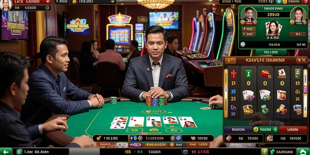 Screenshot menunjukkan tampilan utama dengan antarmuka yang intuitif.
